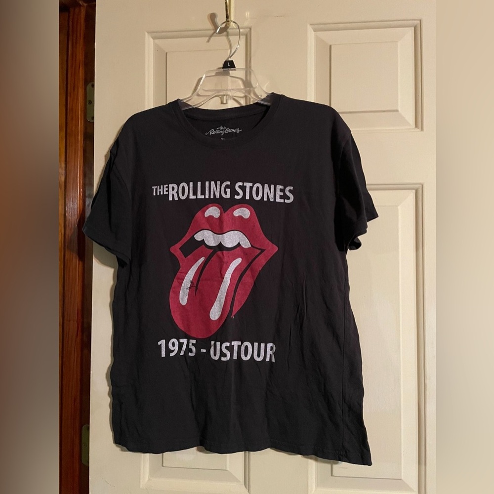 The Rolling Stones Black Cotton T-Shirt